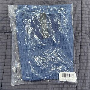 lululemon athletica Blue Short Sleeve Tee